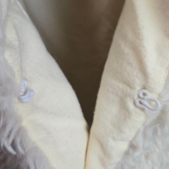 Hei Hei Anthropologie Sherpa Furry Long Line Vest Sweater Layering Western Small - Picture 5 of 10